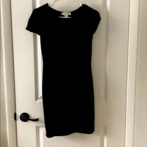 Black fitted dress